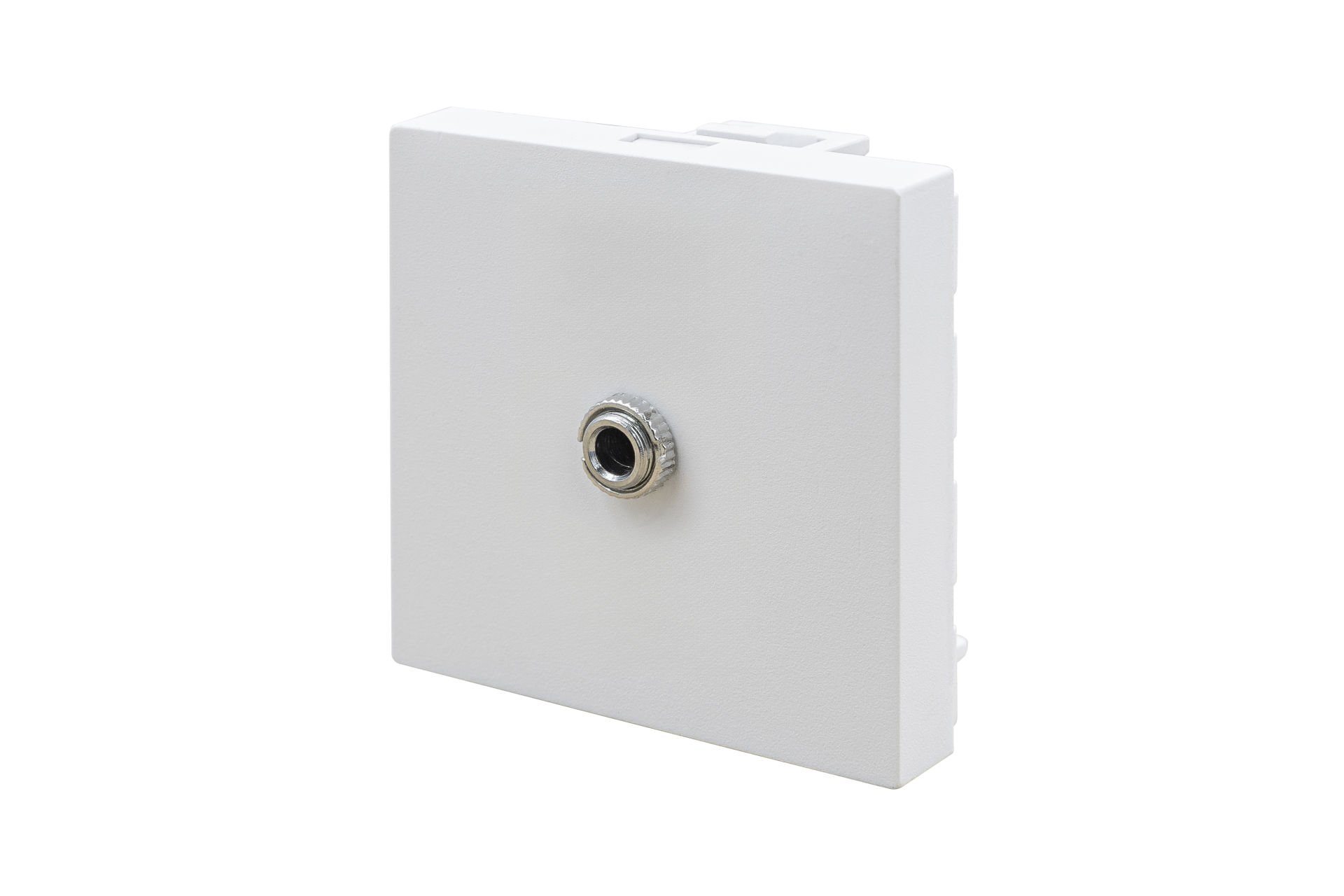 45x45 mm Stereo Jack (3,5 mm) (Beyaz)