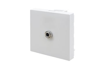 45x45 mm Stereo Jack (3,5 mm) (Beyaz)