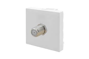 45x45 mm Uydu Priz (Beyaz)