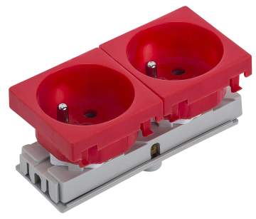 45x45 mm 2'li Ups Priz (45°)