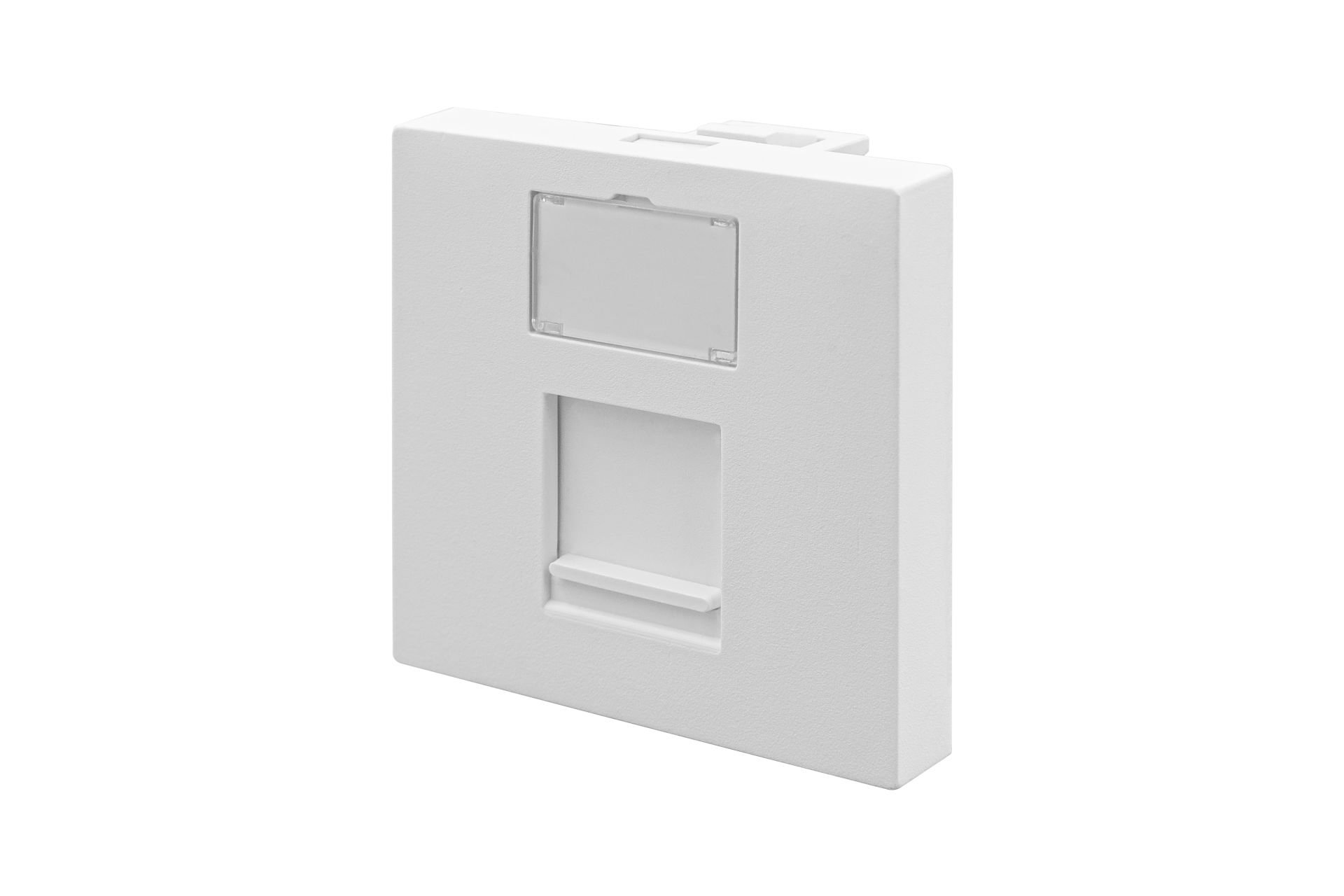 45x45 mm Data/Tel. Kapağı (Tekli) (Beyaz) KOLİ