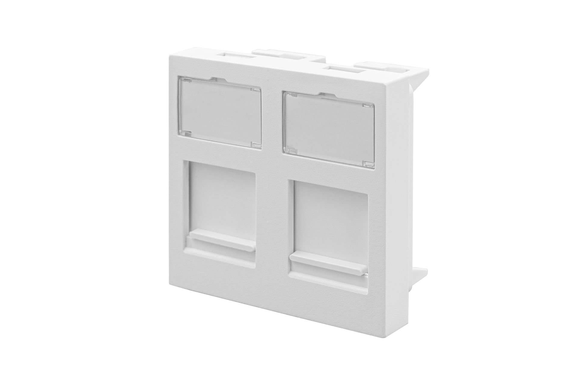 45x45 mm Data/Tel. Kapağı (2'li) (Beyaz) KOLİ