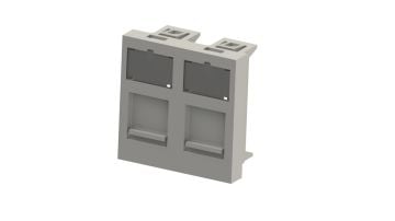 45x45 mm Data/Tel. Kapağı (2'li) (Beyaz) KOLİ