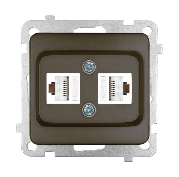 İkili Data Prizi (Cat 6 + Cat 6) KOLİ