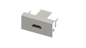 45x22,5 mm HDMI Dişi Giriş Çıkışlı (Beyaz) KOLİ