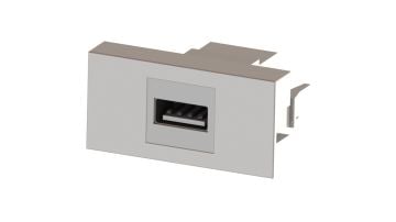 45x22,5 mm USB Dişi Giriş Çıkışlı (Beyaz) KOLİ