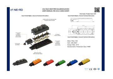 1x16 A 3'lü Grup Priz KOLİ