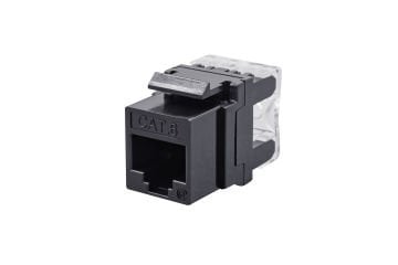 Cat 6E Data Soketi (Siyah)