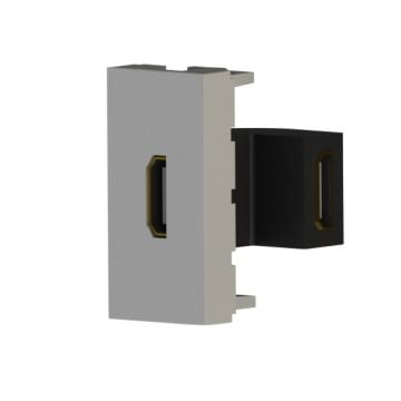 45x22,5 mm HDMI Dişi Giriş Çıkışlı L Tipi (Beyaz) KOLİ