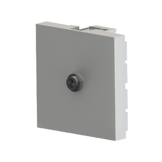 45x45 mm Stereo Jack (3,5 mm) (Beyaz) KOLİ