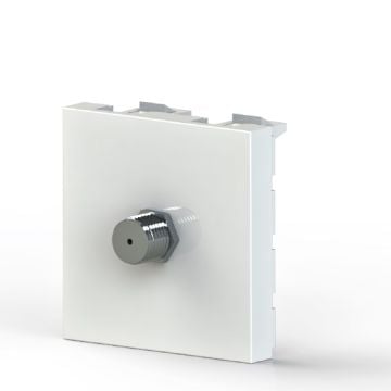 45x45 mm Uydu Priz (Beyaz) KOLİ