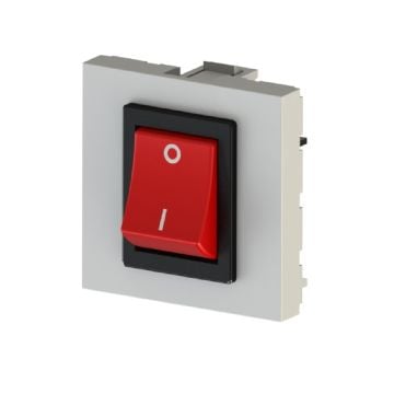 45x45 mm Anahtar (Vidalı) (Beyaz) KOLİ