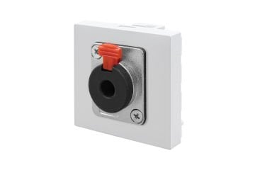45x45 mm Stereo Jack (6,3 mm) (Beyaz)