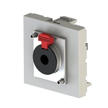 45x45 mm Stereo Jack (6,3 mm) (Beyaz) KOLİ
