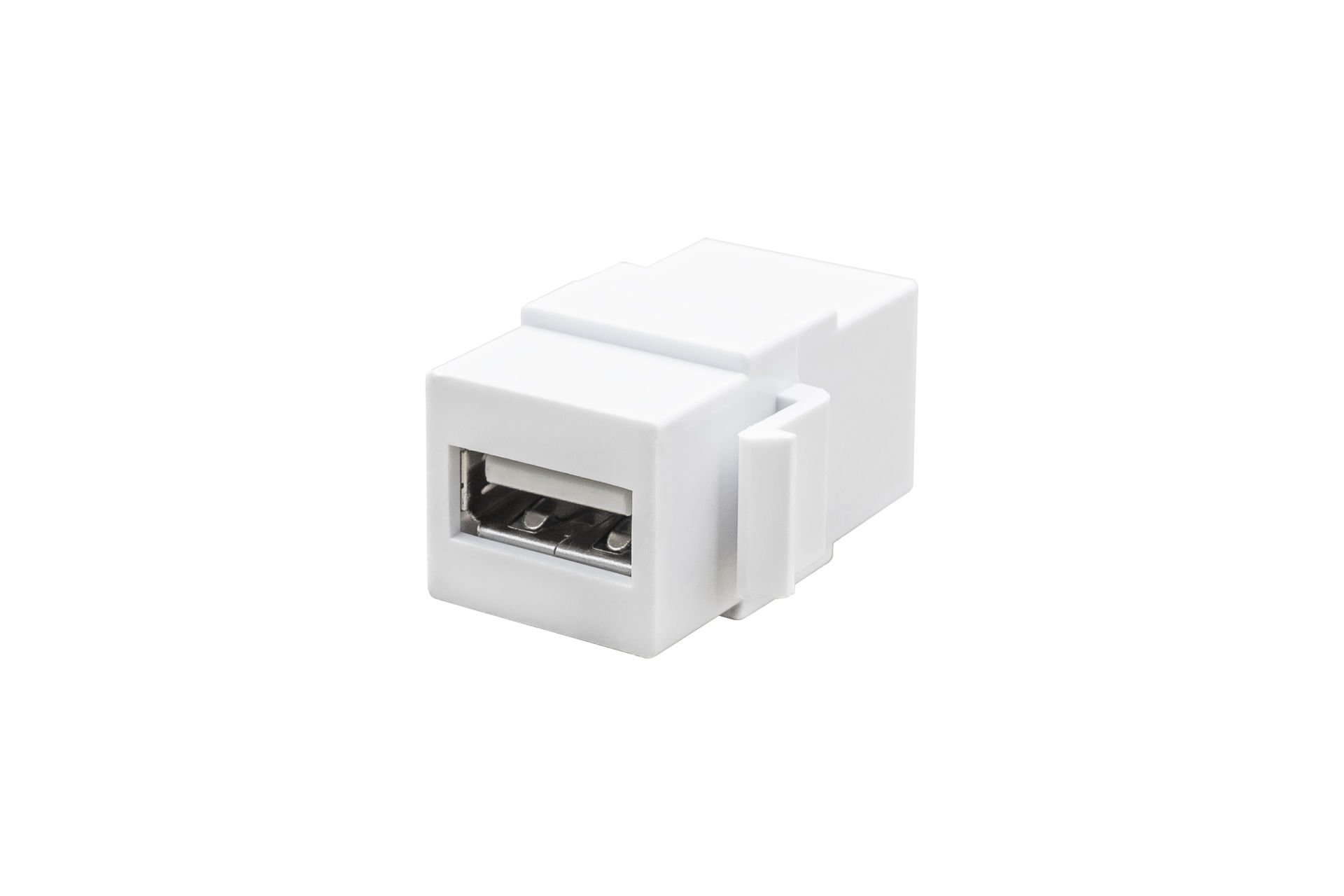USB Konnektör Dişi Giriş Çıkışlı (Beyaz) ADET