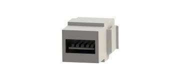 USB Konnektör Dişi Giriş Çıkışlı (Beyaz) KOLİ