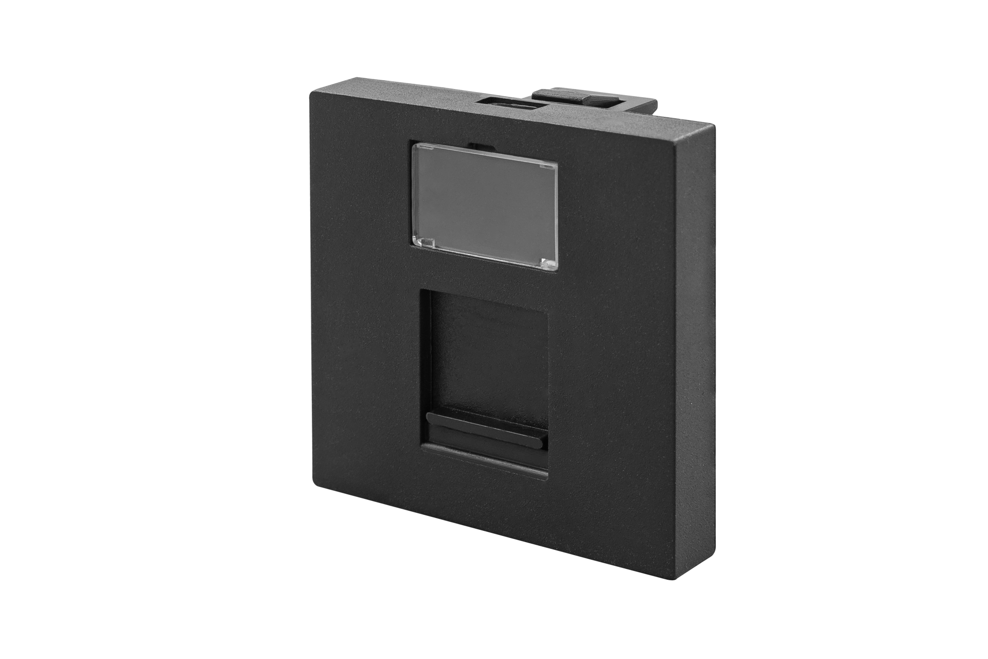 45x45 mm Data/Tel. Kapağı (Tekli) (Siyah) KOLİ