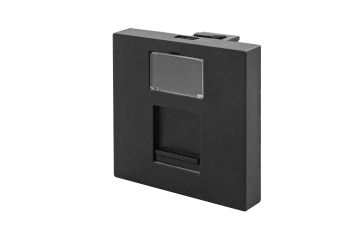 45x45 mm Data/Tel. Kapağı (Tekli) (Siyah) KOLİ