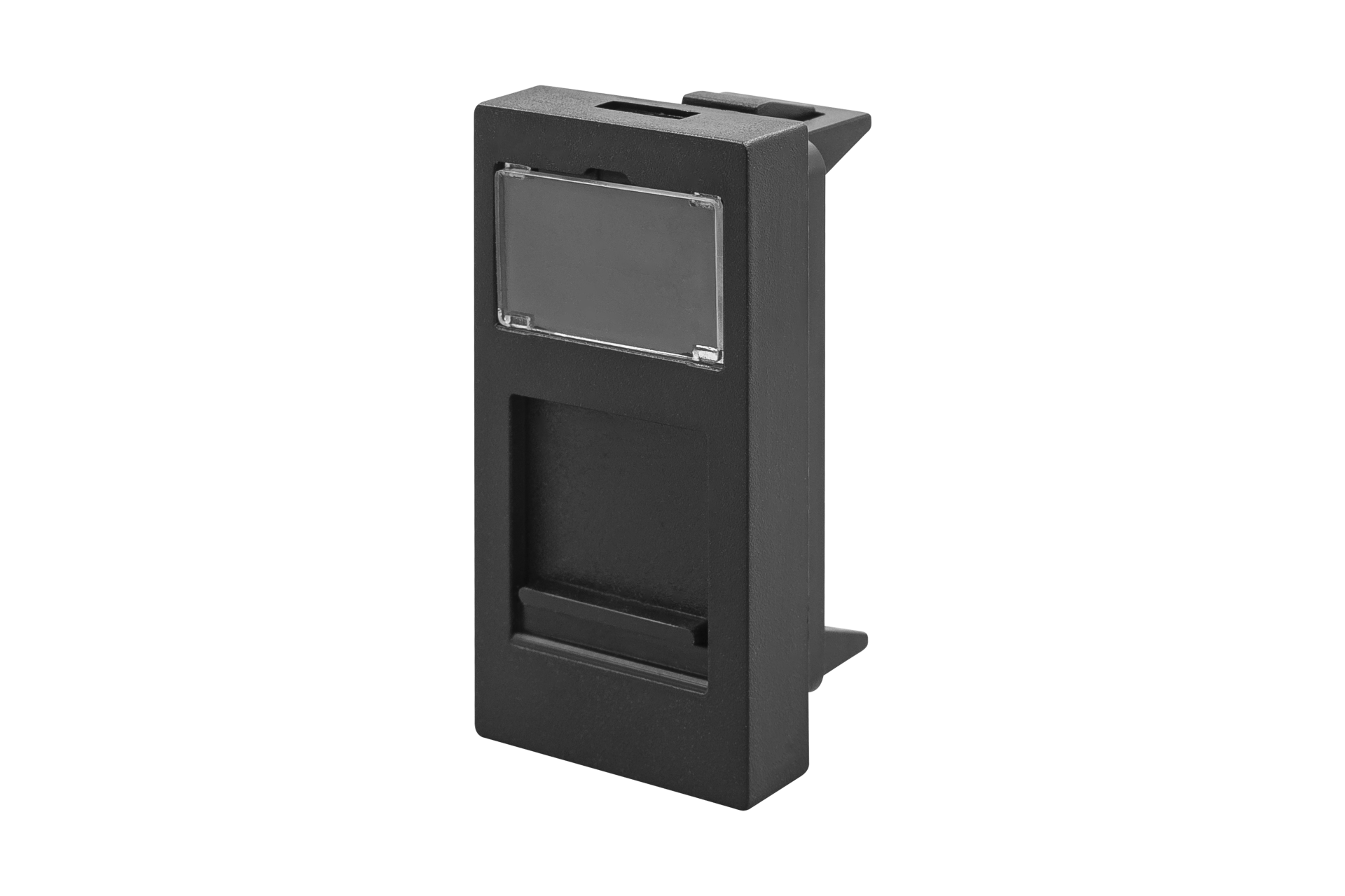 45x22,5 mm Data/Tel. Kapağı (Tekli) (Siyah) KOLİ