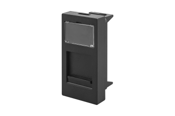 45x22,5 mm Data/Tel. Kapağı (Tekli) (Siyah) KOLİ