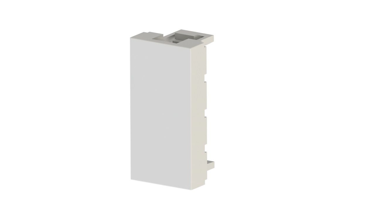 45x22,5 mm Boş Kapak (Beyaz) KOLİ