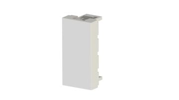 45x22,5 mm Boş Kapak (Beyaz) KOLİ