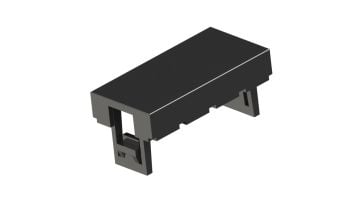 45x22,5 mm Boş Kapak (Siyah) KUTU