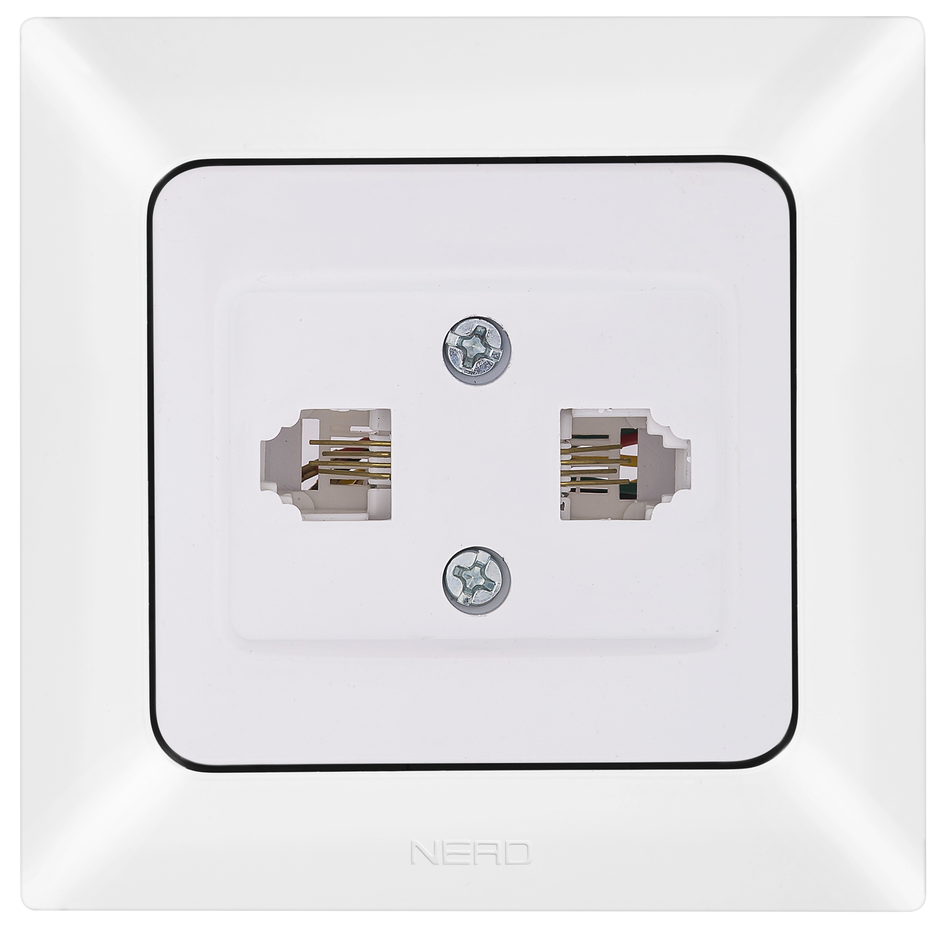İkili Numeris Telefon Prizi (Cat 3 + Cat 3) KOLİ