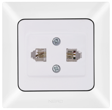 İkili Numeris Telefon Prizi (Cat 3 + Cat 3) KOLİ