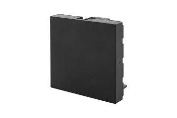 45x45 mm Boş Kapak (Siyah) KOLİ