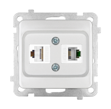 Data+Numeris Priz (Cat 5 + Cat 3) KOLİ