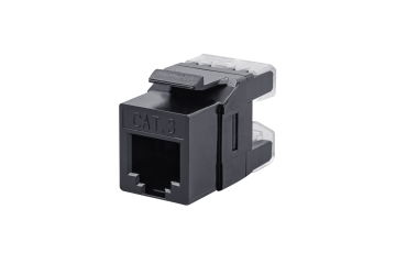 Cat 3 Telefon Soketi (Siyah) KOLİ