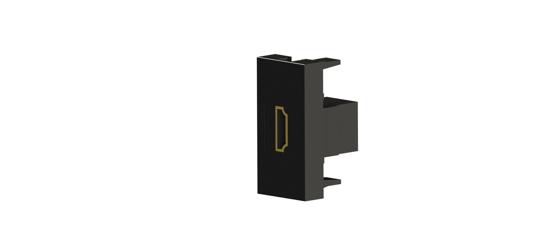 45x22,5 mm HDMI Dişi Giriş Çıkışlı (Siyah) KOLİ