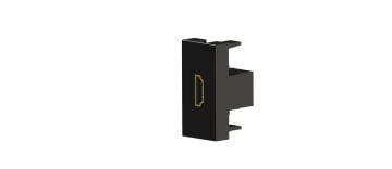 45x22,5 mm HDMI Dişi Giriş Çıkışlı (Siyah) KOLİ
