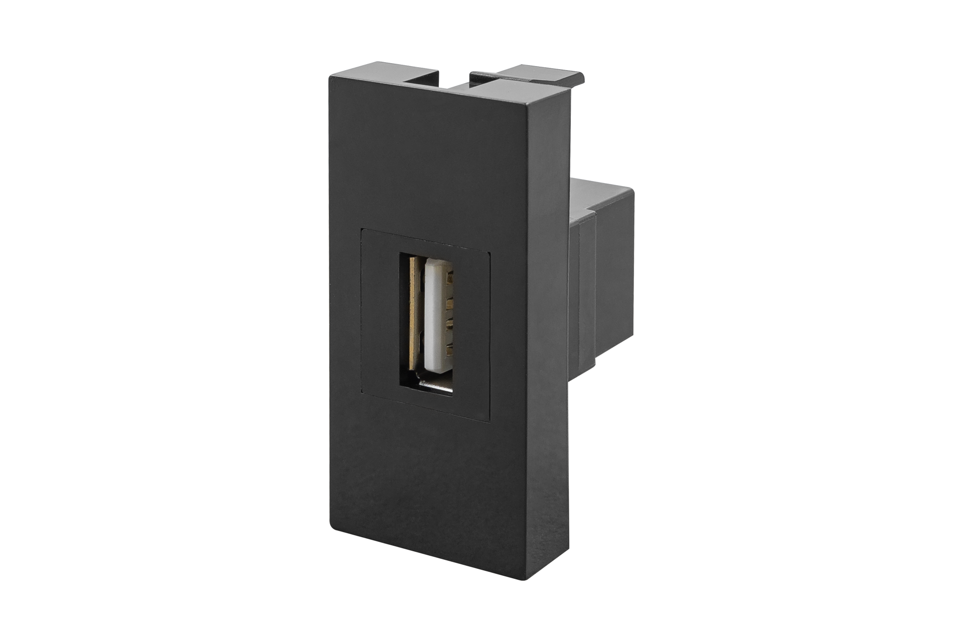 45x22,5 mm USB Dişi Giriş Çıkışlı (Siyah) KOLİ