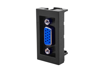 45x22,5 mm VGA Dişi Giriş Çıkışlı (Siyah) KOLİ