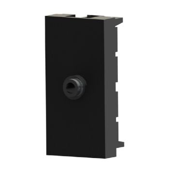 45x22,5 mm Stereo Jack (3,5 mm) (Siyah) KOLİ