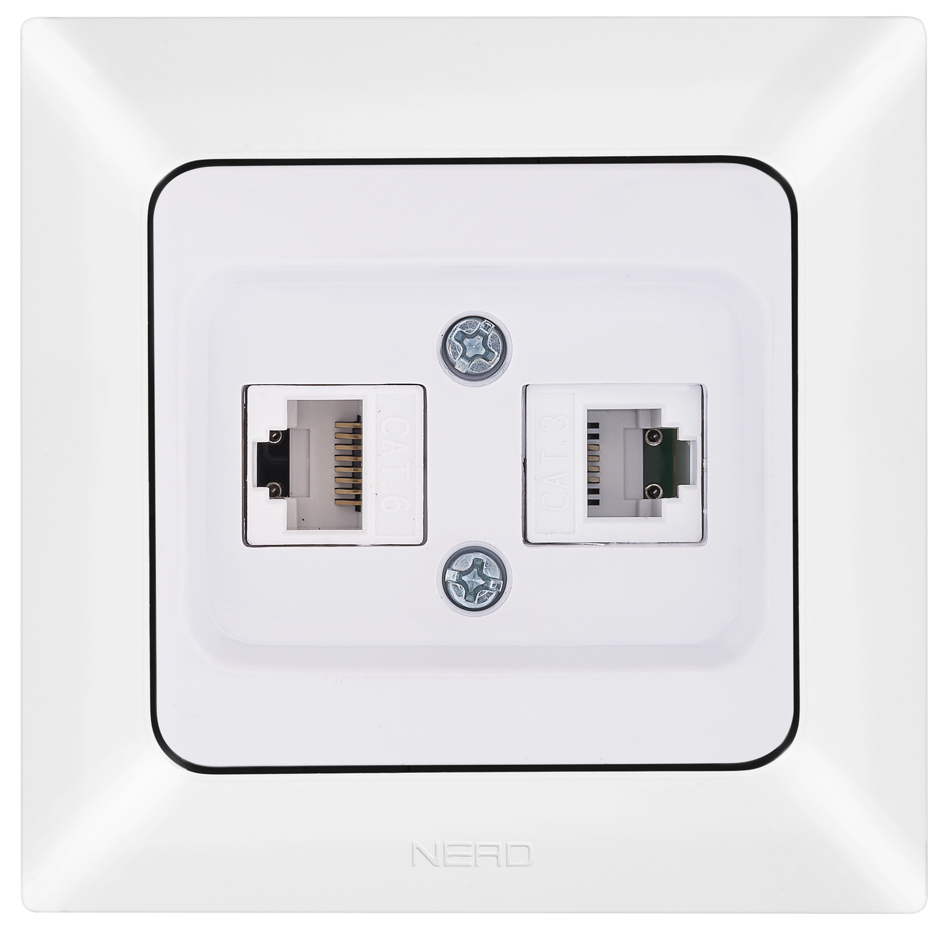 Data + Numeris Priz (Cat 6 + Cat 3) KOLİ