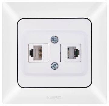 Data + Numeris Priz (Cat 6 + Cat 3) KOLİ