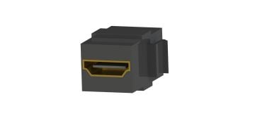 HDMI Konnektör Dişi Giriş Çıkışlı (Siyah) KOLİ
