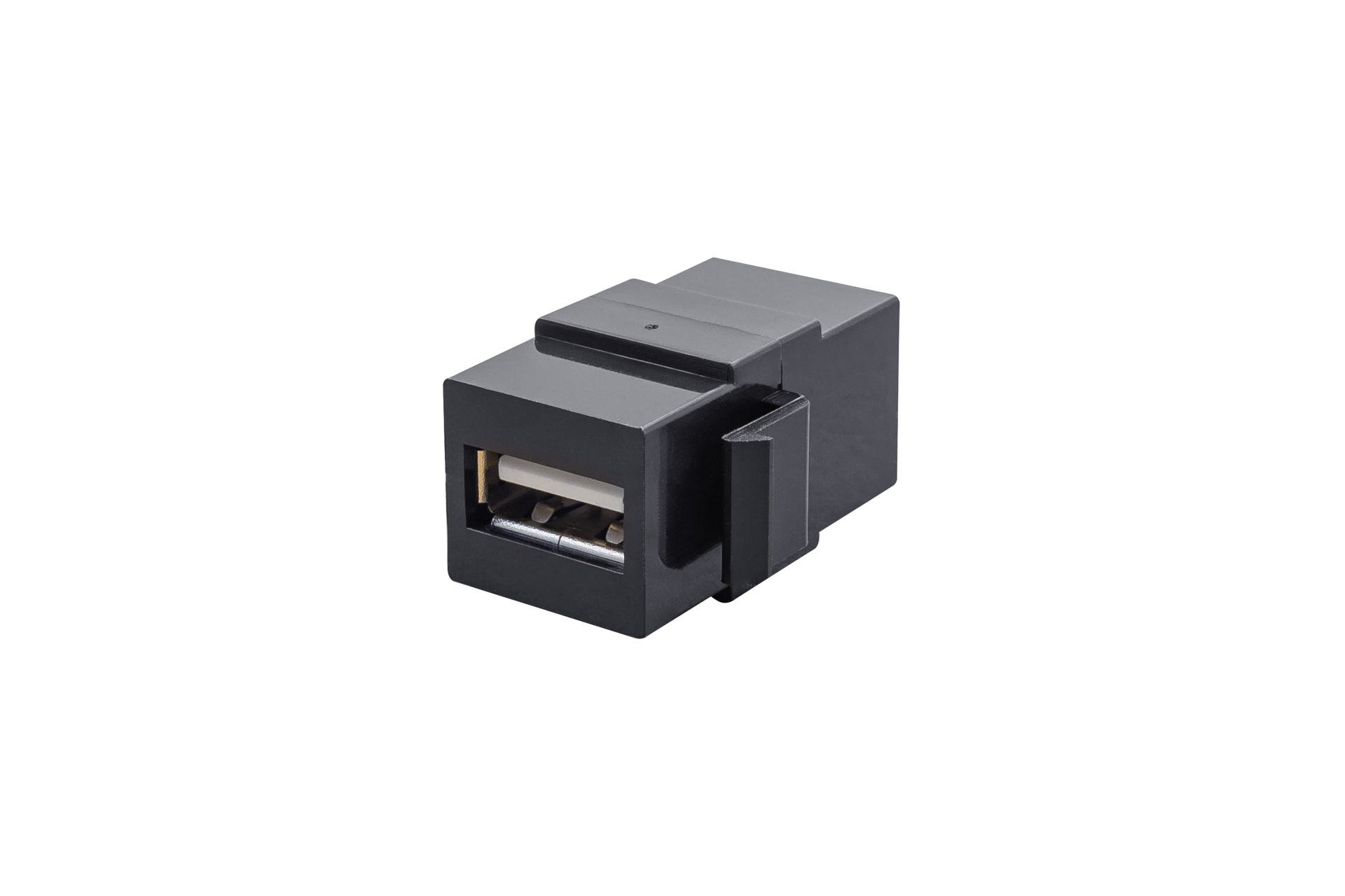 USB Konnektör Dişi Giriş Çıkışlı (Siyah) KUTU