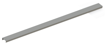 55x56 mm Alüminyum Bürotik Blok Üst Kapak (1 Metre) ADET