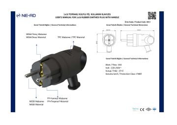 Topraklı Kulplu Fiş KUTU