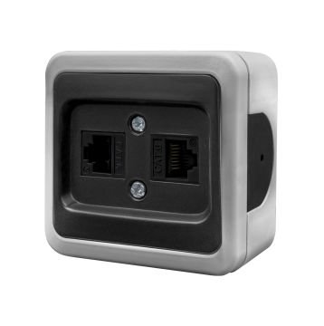 İkili Data Prizi (Cat 6 + Cat 6) KUTU