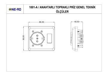 Anahtarlı Topraklı Priz KOLİ