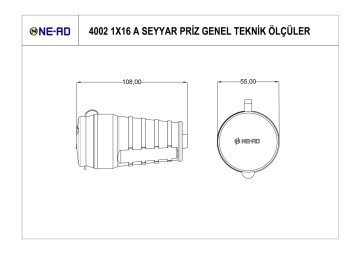 1x16 A Seyyar Priz