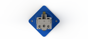 1x16 A Makina Ve Pano Priz 45° (Mavi)