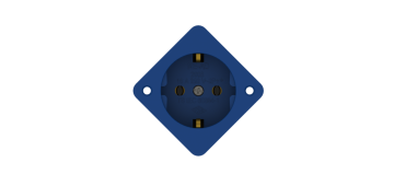 1x16 A Makina Ve Pano Priz 45° (Mavi)