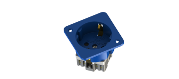 1x16 A Makina Ve Pano Priz 45° (Mavi)