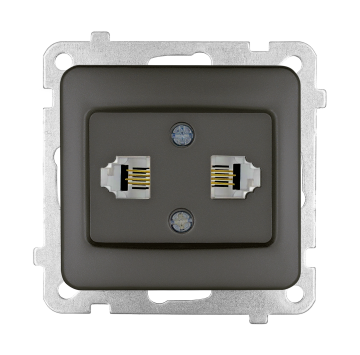 İkili Numeris Telefon Prizi (Cat 3 + Cat 3) KOLİ